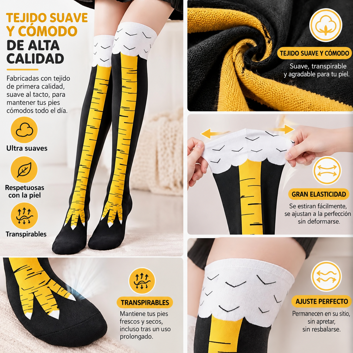 Calcetines “Patas De Pollo” - Clucksy™