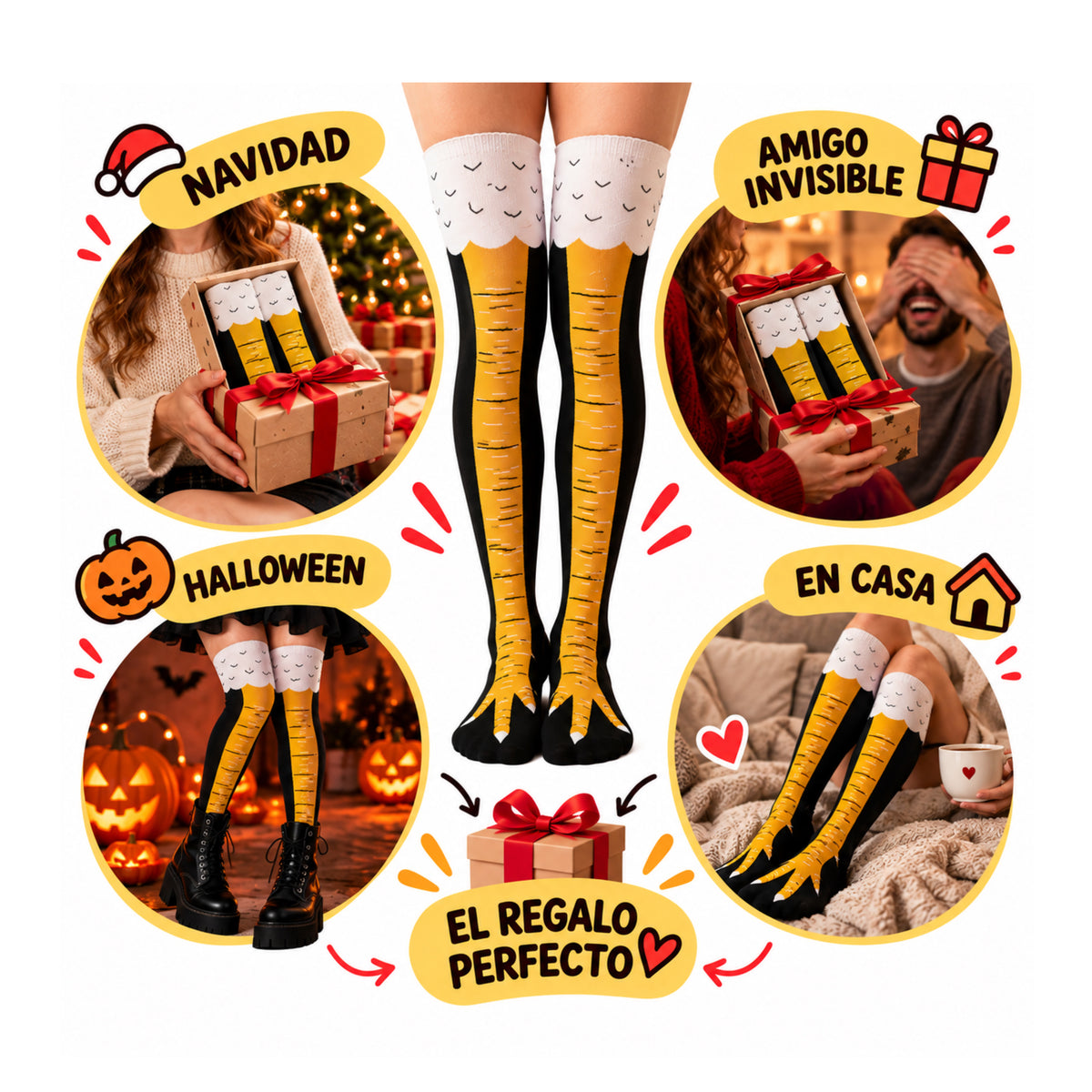 Calcetines “Patas De Pollo” - Clucksy™